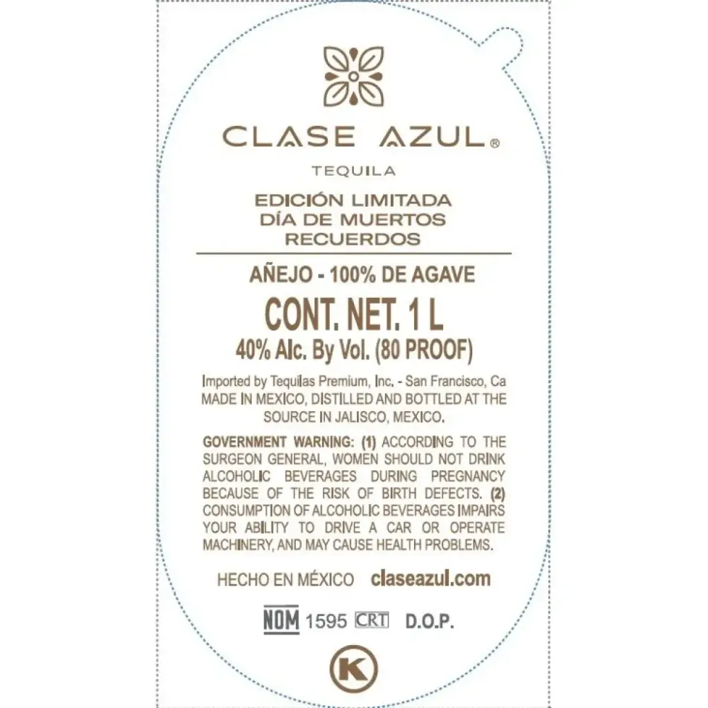 Clase Azul Tequila Día de los Muertos Limited Edition Recuerdos 2025
