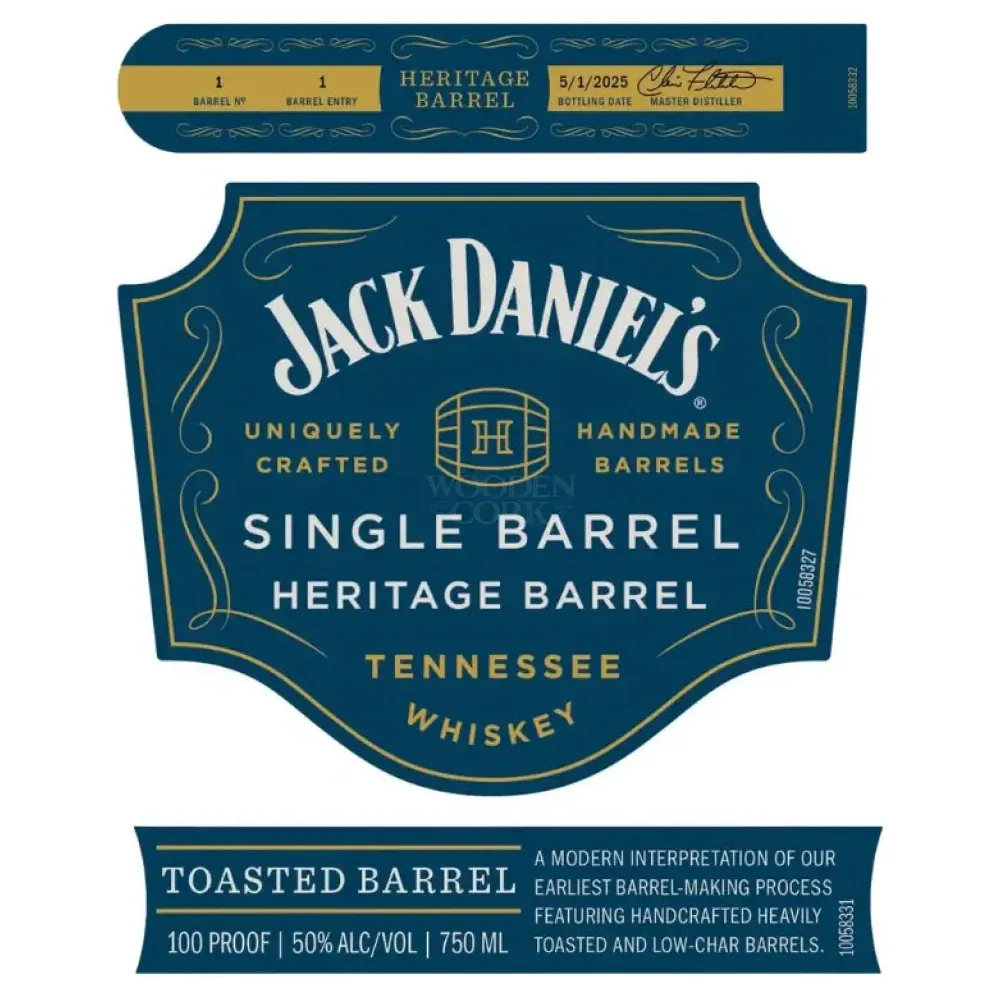 Jack Daniel’s Heritage Toasted Single Barrel 2025 Release