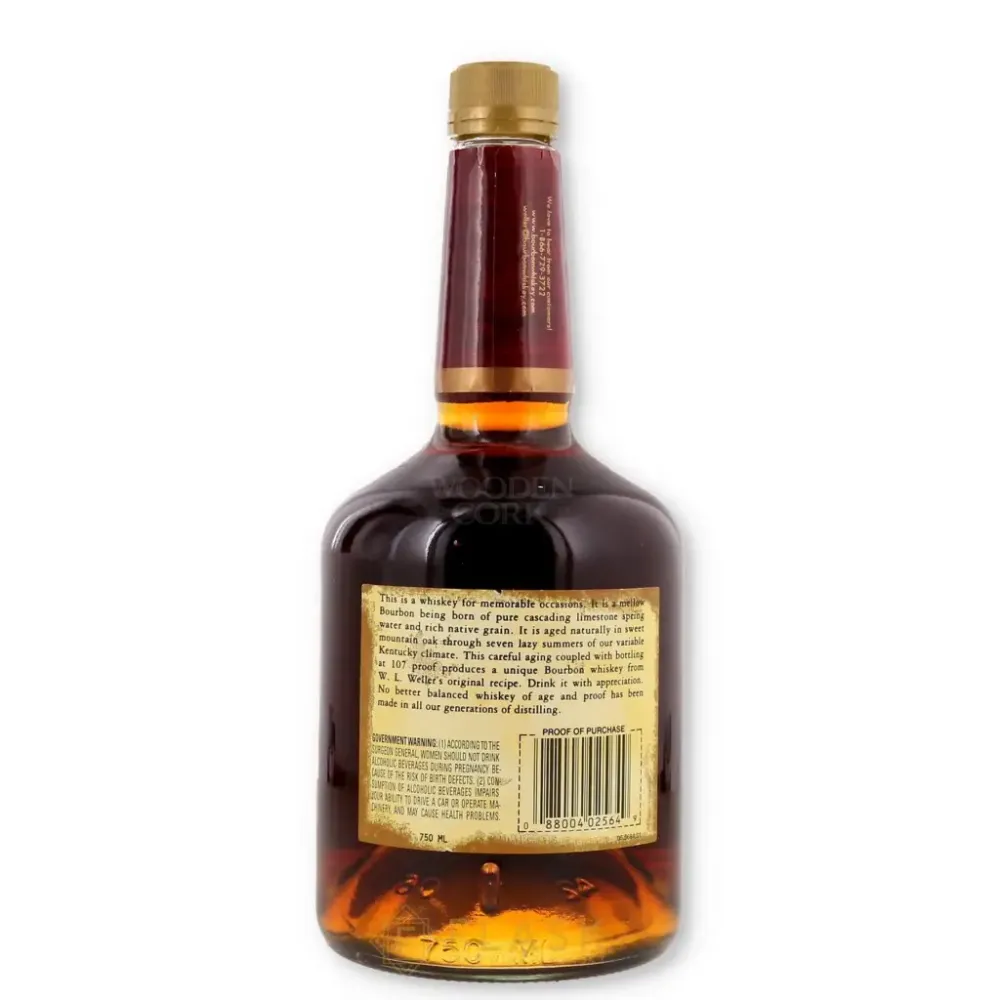 Old Weller Antique Original 107 Brand 7 Year Old Bourbon 2004 Squat Bottle (Bernheim) 750ml