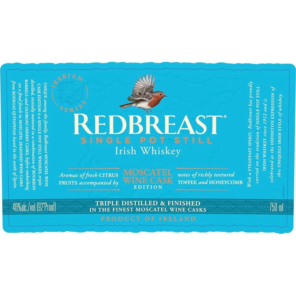 Redbreast Moscatel Wine Cask Limited Edition Irish Whiskey